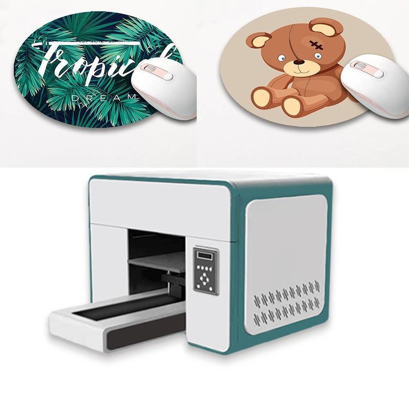 मिनी डिजिटल ए3 यूवी प्रिंटर ए3 डेस्कटॉप यूवी इंकजेट प्रिंटर मल्टी फॉर लेबल स्टिकर