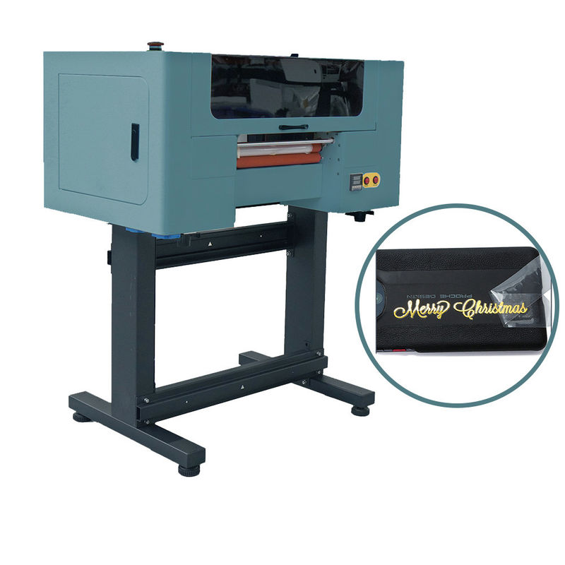 CMYK W V DTF इंकजेट प्रिंटर लेबल स्टिकर प्रिंटिंग मशीन Uv With F1080 XP600 Head