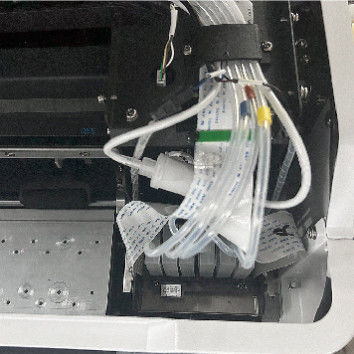 13 इंच डेस्कटॉप डीटीएफ ए3 डबल हेड प्रिंटर छोटे व्यवसाय टेक्सटाइल प्रिंट के लिए