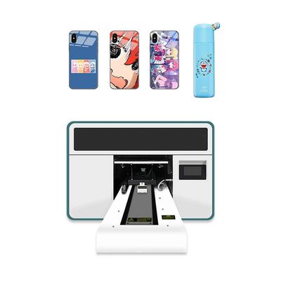 डबल हेड्स 1440dpi यूवी हाइब्रिड प्रिंटर गोल्फ पेन यूवी एलईडी फ्लैटबेड प्रिंटर