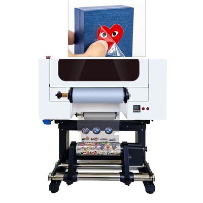 लचीला यूवी डीटीएफ प्रिंटिंग मशीन डीटीएफ ट्रांसफर मशीन XP600 सिर 300 मिमी चौड़ाई